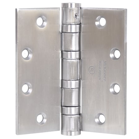 Mckinney Oil Bearing Butt Hinge, 4-1/2" x 4-1/2", US26D, ElectroLynx, Heavy T4A3786 4-1/2X4-1/2 26D POE